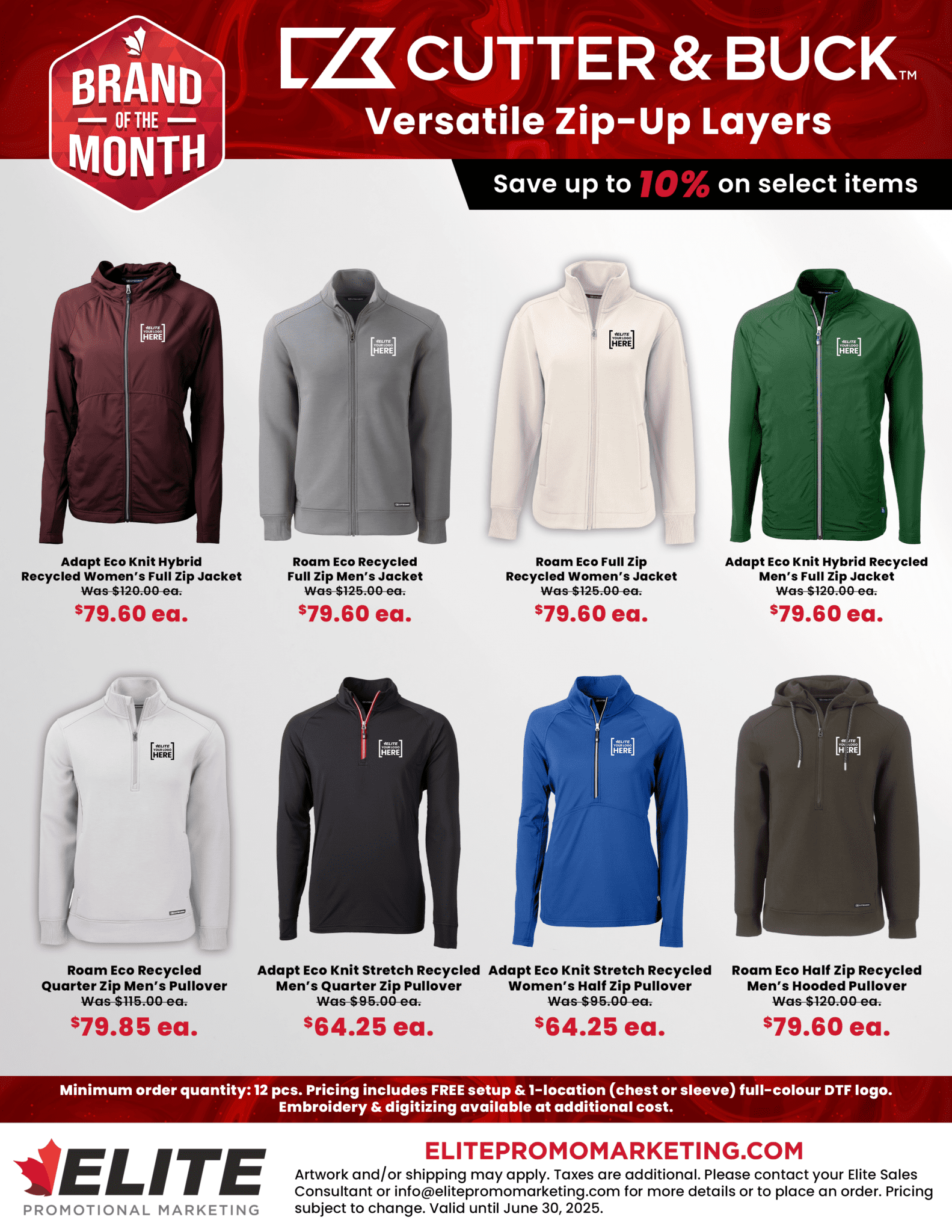 May 2025_Brand of the Month Flyer_Jackets & Quarter Zips