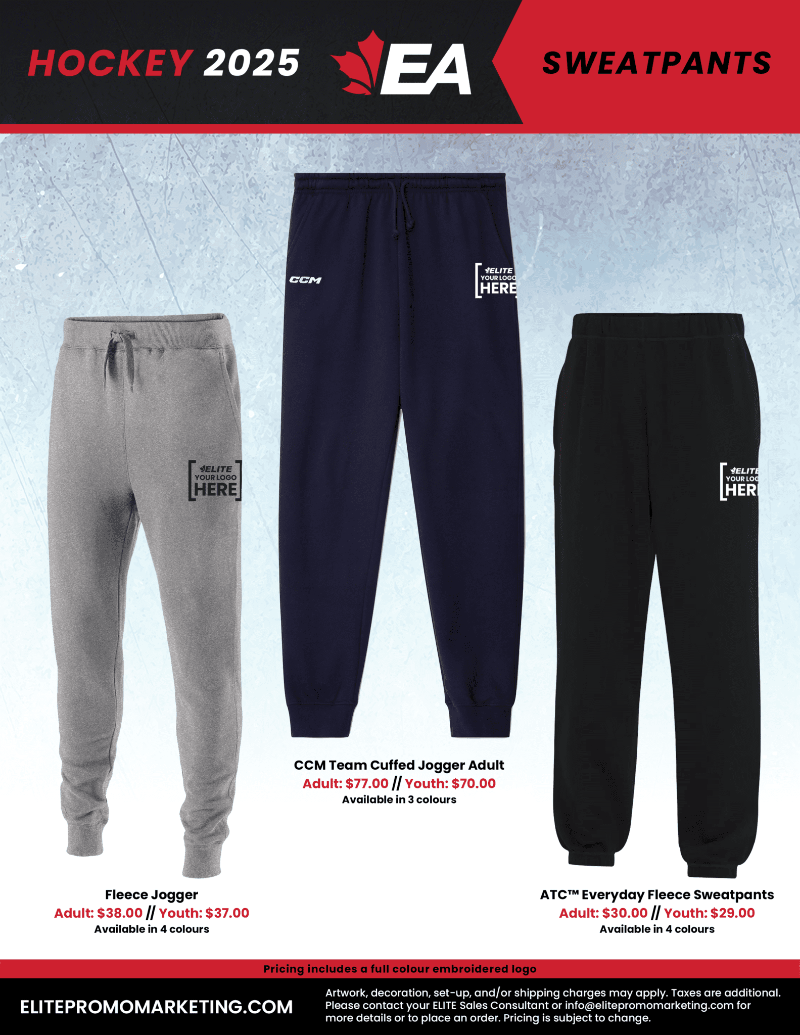 Elite Athletics Team Apparel Flyer3